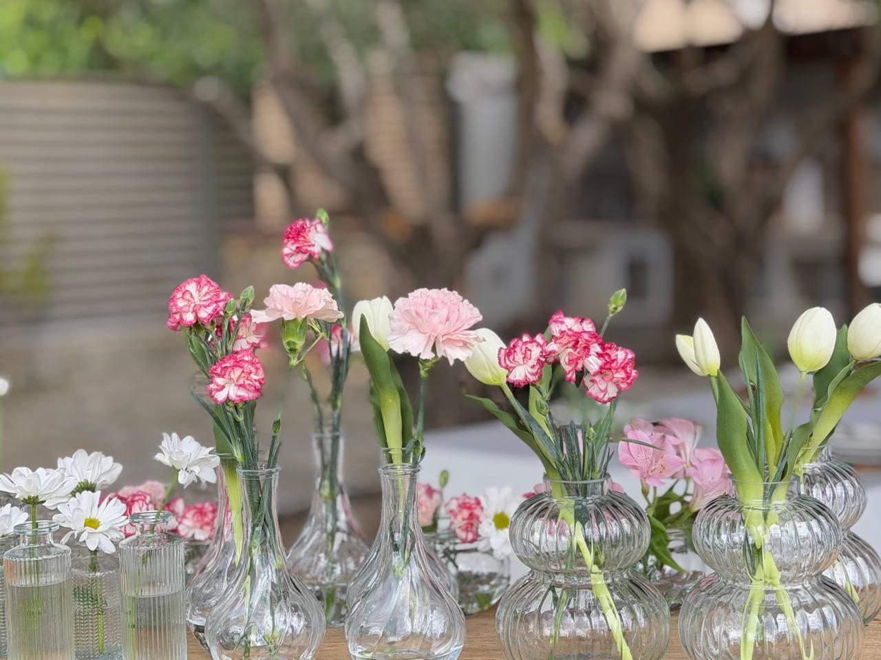 Decoración floral boda Masía Abril
